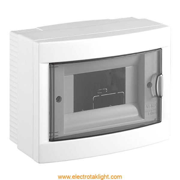 جعبه مینیاتوری ( قاب مینیاتوری ) 6 فیوزه روکار ویکو