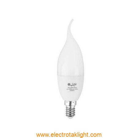 لامپ اشکی شمعی مات شعاع مدل SH-C35L-4W-F