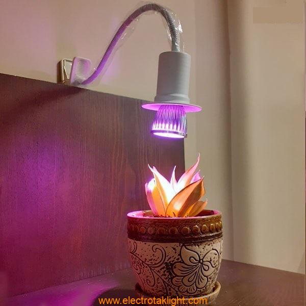 لامپ رشد گیاه رومیزی با سرپیچ E27 صبالایت لامپ رشد گیاه رومیزی با سرپیچ E27 صبالایت