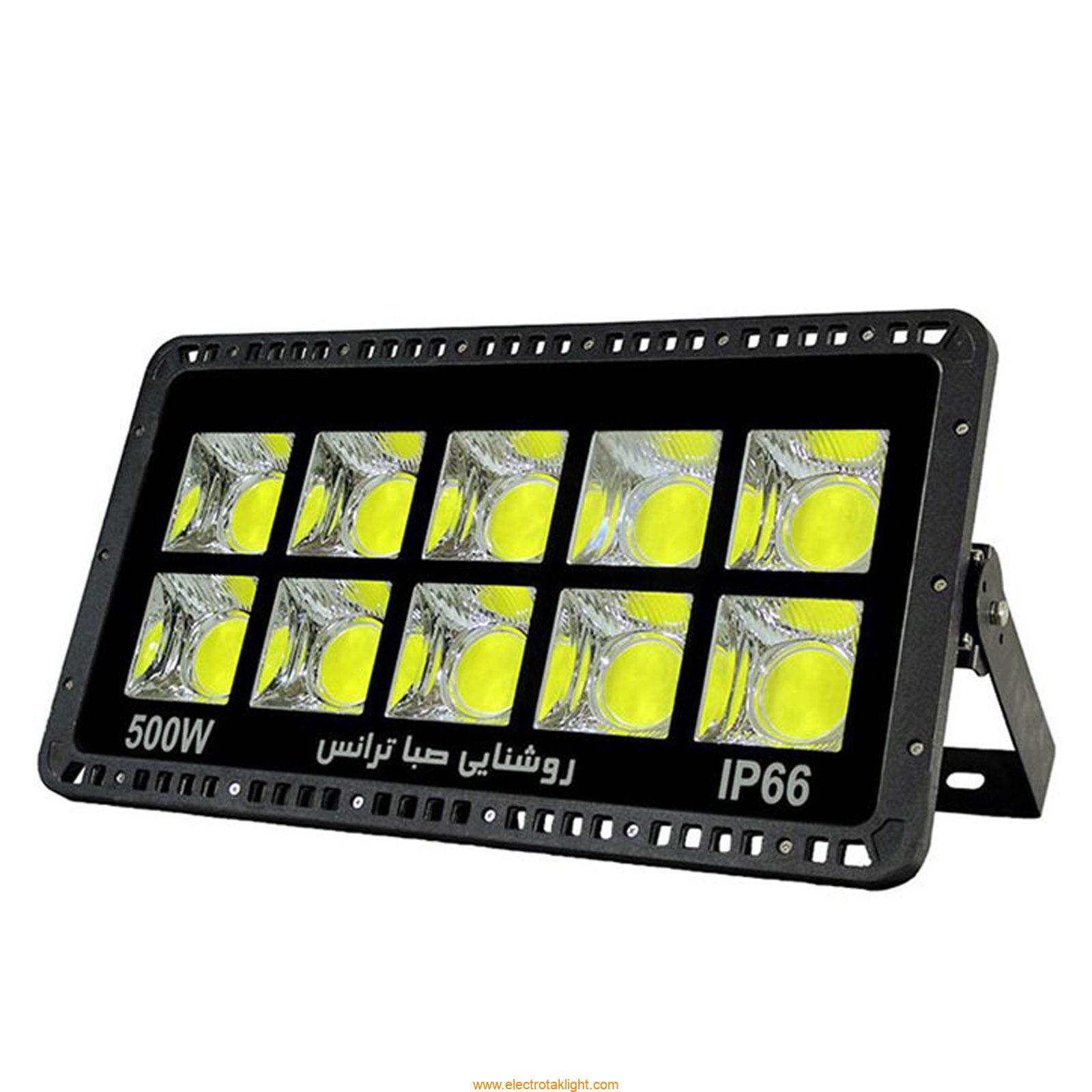 پروژکتور 500 وات COB صبا ترانس مدل پنجره ای گرد پروژکتور 500 وات COB صبا ترانس مدل پنجره ای گرد