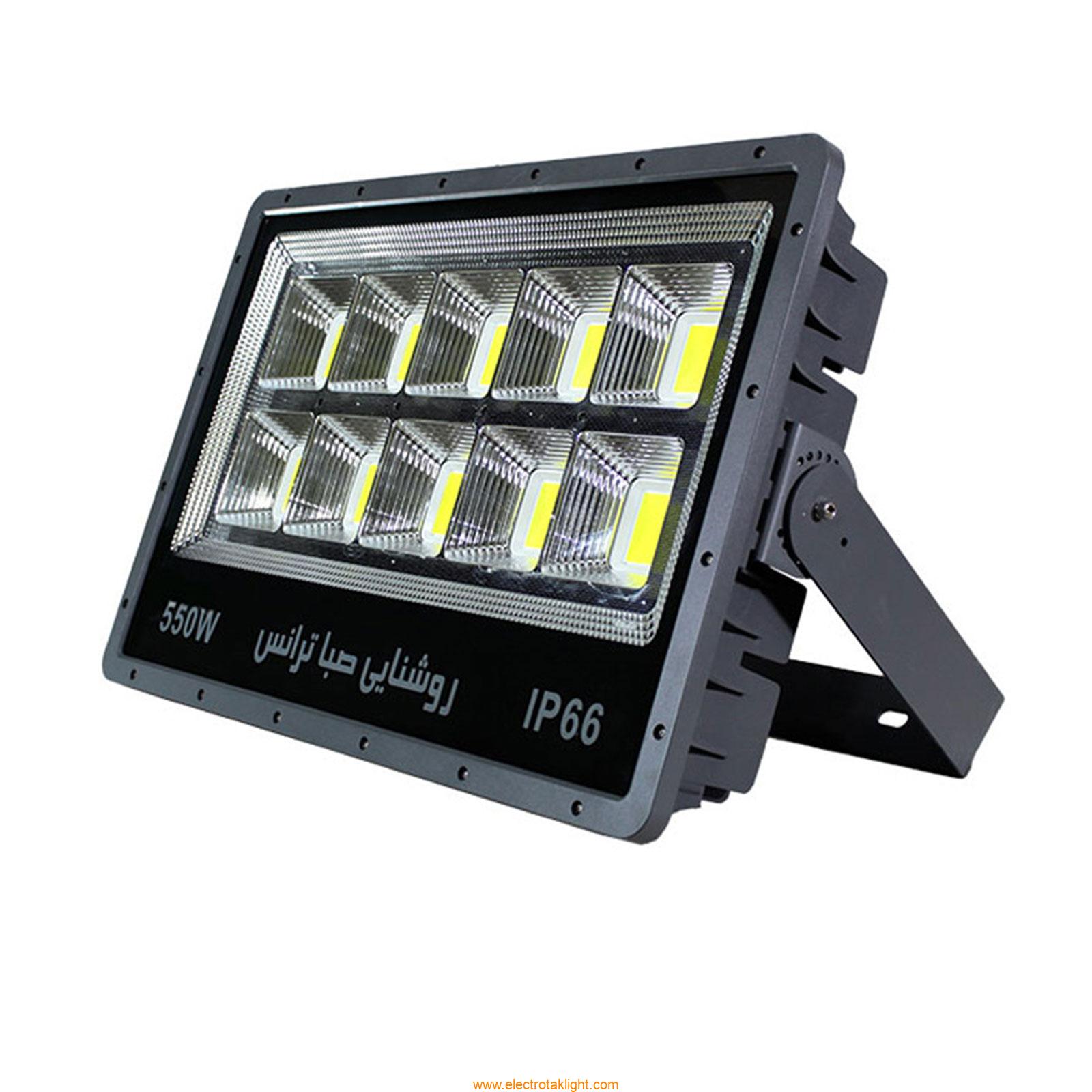 پروژکتور 550 وات COB صبا ترانس مدل پنجره ای مربع پروژکتور 550 وات COB صبا ترانس مدل پنجره ای مربع