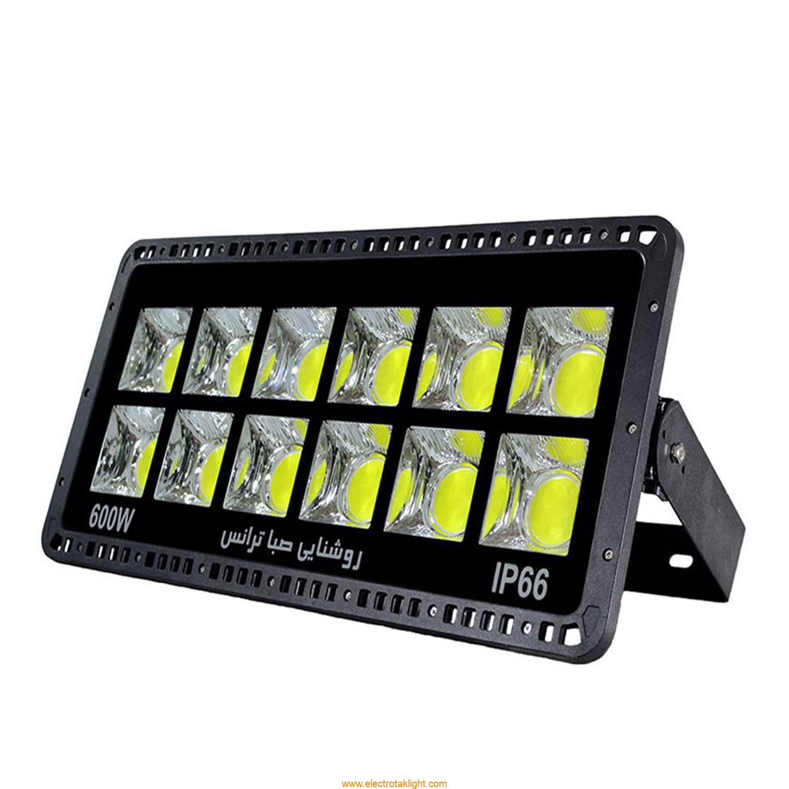 پروژکتور 600 وات COB صبا ترانس مدل پنجره ای گرد پروژکتور 600 وات COB صبا ترانس مدل پنجره ای گرد