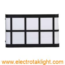 چراغ دیواری مربع مربع هاتو مدل 1424SS چراغ دیواری مربع مربع هاتو مدل 1424SS