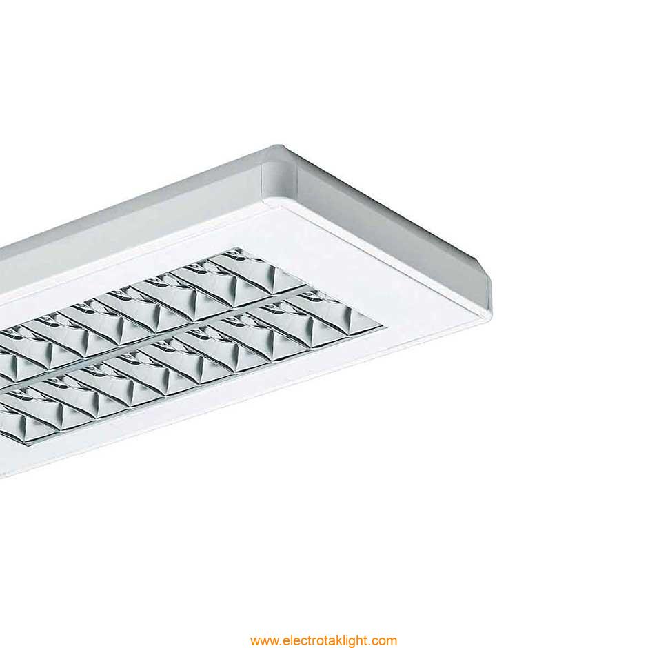 چراغ فلورسنت روکار 54×2 وات مازی نور مدل برلیانت M625254D